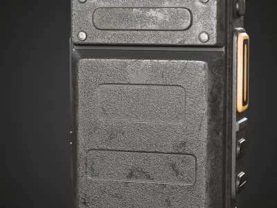 Baofeng UV-25 Max Radio Low-poly 3D model