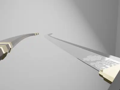 Katana GameReady Free low-poly 3D model