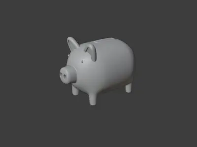 PiggyBank piggy bank 3D model