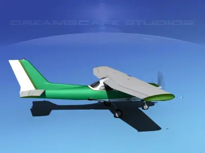 Cessna 172RG Cutlass V08 3D model