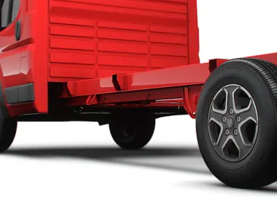 Peugeot Boxer Chassis SCab 4300WB 2025 3D model