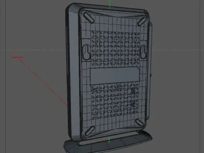 Wi-fi router 3D model purchase