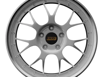 BBS LM-R Low-poly 3D model