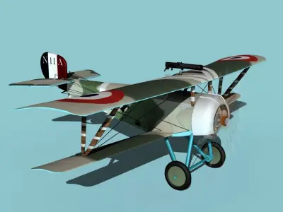 Nieuport 11 VHP V06 3D model