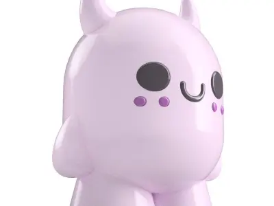 Lil Devil Art Toy Figurine STL File for Personal Commercial Use 3D print model