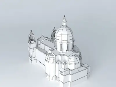 Metropolitan Cathedral of Porto Alegre Free 3D model