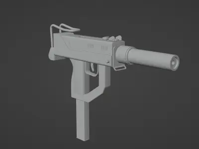 Mac 10  3D model purchase
