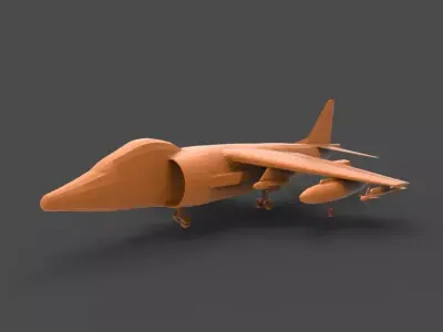 AV-8B Harrier 3D print model
