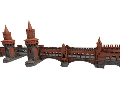 Oberbaum Bridge 3D model