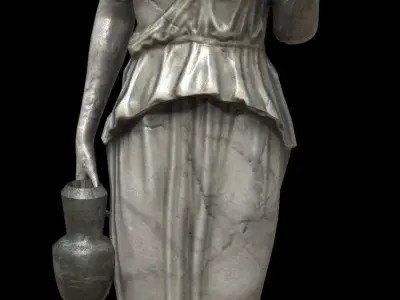 Victorian Statue - PBR - Textured Low-poly 3D model