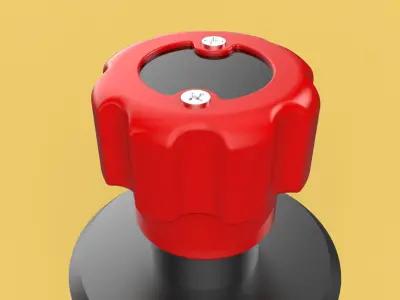 EMERGENCY BUTTON DISCONNECT CUT OFF KILL SWITCH ALTERNATOR 3D model