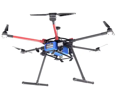 Dji s900 drone vray 3d model 3D model