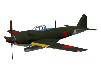 Kawanishi j6k1 jinpu 3D model
