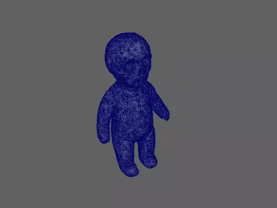 Scary Doll 3D model