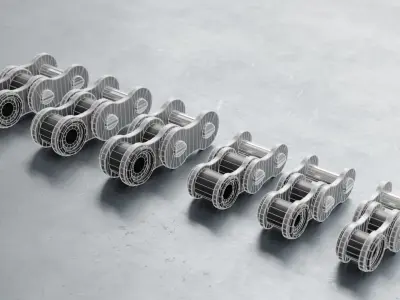 Motorcycle Chain 3D model