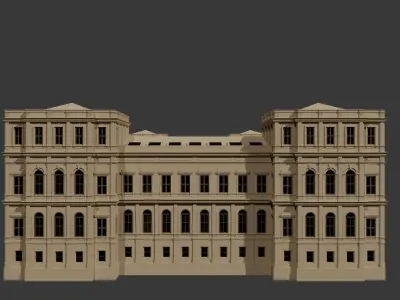 Istanbul Technical University Faculty of Management Building No1 3D model