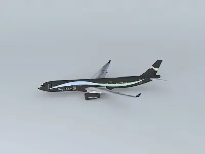 SkyFoam Airways Airbus A330 343X Free 3D model