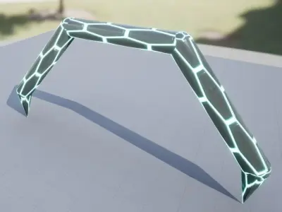 Ground Arche Obstacle 3D model