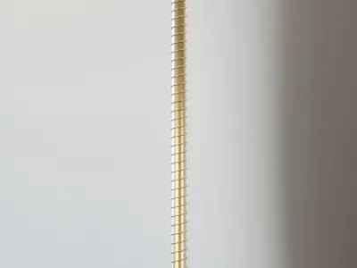 Golden Philips Screw Chipboard Editable Render Ready Model Low-poly 3D model