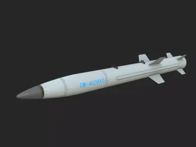 CM-400AKG Lang Range Air-to-Surface missile Low-poly 3D model