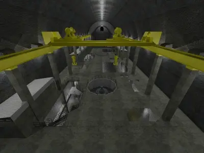 Hydroelectric Plant Free 3D model