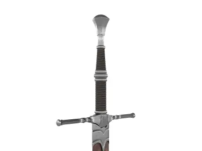 The witcher steel sword 3D model