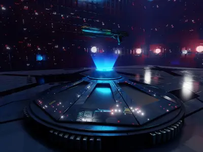 DC-15A Blaster rifle stage 3D Model 3D model