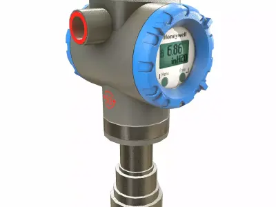 Honeywell Pressure Transmitter Low Poly Low-poly 3D model