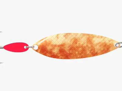 Spinner fishing 3D model