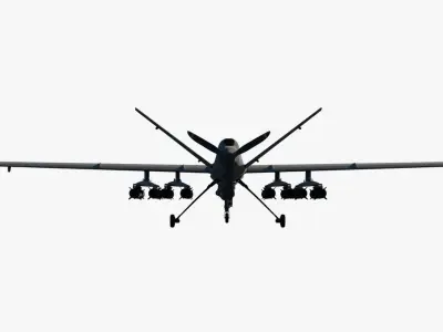 MQ-9 Reaper Military Aircraft Drone 3D model