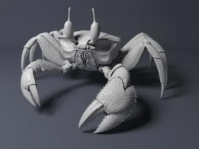 Ghost Crab High Poly 3D model