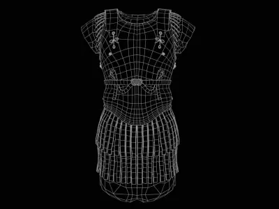 Armour of Gaius Julius Caesar Low-poly 3D model