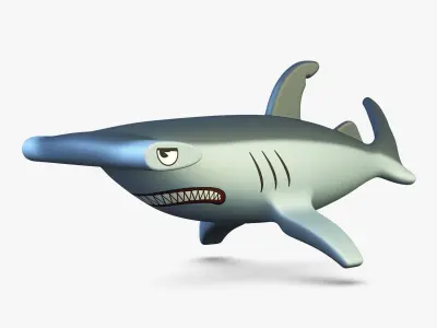 Hammerhead Shark v 1 3D model