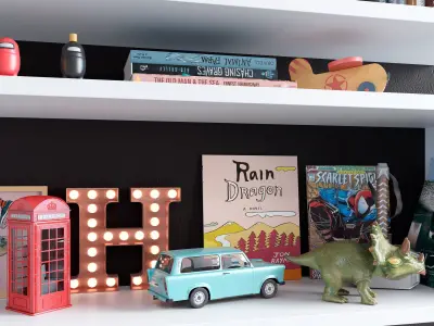 Teenage Decor Set 3D model