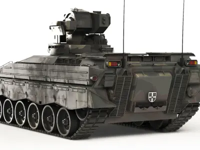 BMP Marder 1A3 1989 3D model