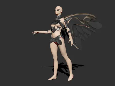 Sci-Fi Angel Free 3D model