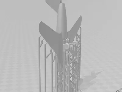 Messerschmitt P1110 3D print model