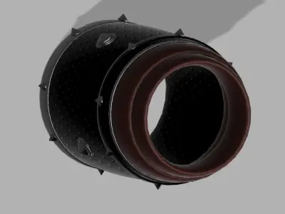 Forearm plate Armour version 3 3D model