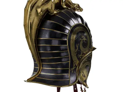 Dragons Helm of Dor Lomin 3D model