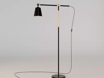 Floor Lamp Model T Free 3D model