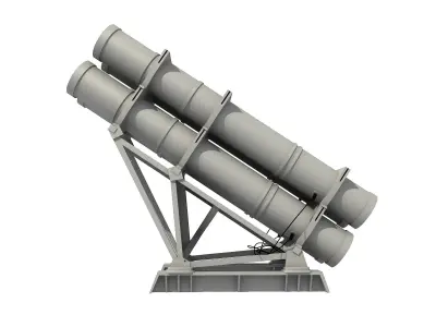 NAVAL WEAPON AND MISSILE SYSTEMS 3D model