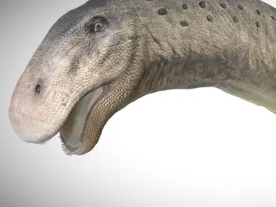 Apatosaurus The Thunderous Giant of the Jurassic Low-poly 3D model