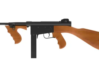 Ingram Model 6 Submachine gun 3D model