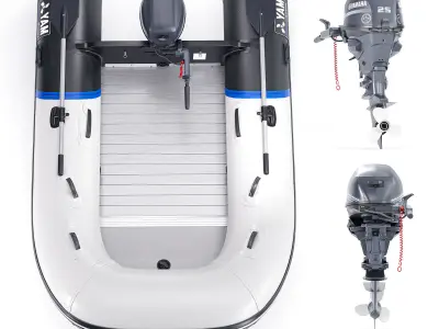 YAM 310S - Boat 3D model