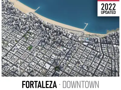 Fortaleza Low-poly 3D model