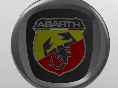 abarth logo 3D model