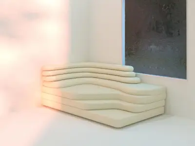 Modern Sofa Free 3D model 4