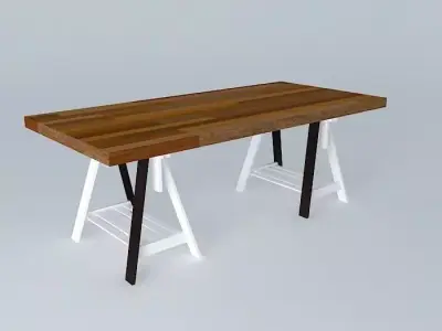 Work table Free 3D model