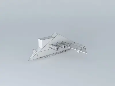 sub-jet ship Free 3D model