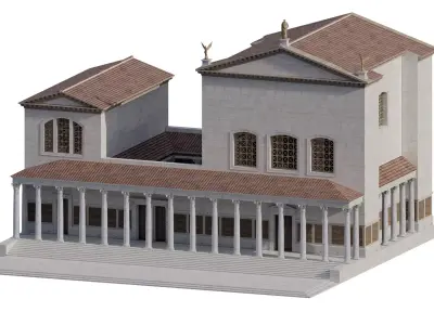 Curla Julia SENATE HOUSE 3D model